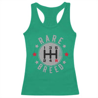 Rare Breed Manual Transmission Stick Shift Driver Racerback Tank Top Vintage Distressed Graphic