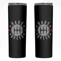 Rare Breed Manual Transmission Stick Shift Driver Skinny Tumbler Vintage Distressed Graphic