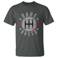 Rare Breed Manual Transmission Stick Shift Driver T Shirt Vintage Distressed Graphic