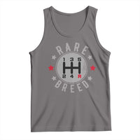 Rare Breed Manual Transmission Stick Shift Driver Tank Top Vintage Distressed Graphic