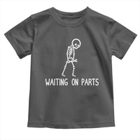 Waiting on Parts Mechanic Skeleton Toddler T Shirt Garage Car Guy Auto Repair Life
