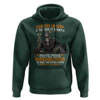 Mechanic Skeleton Hoodie Curious Enough to Take It Apart Car Auto Repair Garage