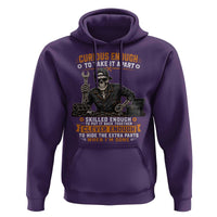 Mechanic Skeleton Hoodie Curious Enough to Take It Apart Car Auto Repair Garage