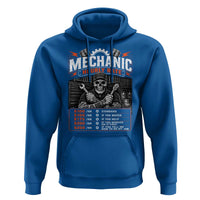 Mechanic Skeleton Hoodie Funny Hourly Rate Auto Car Garage Labor Rates