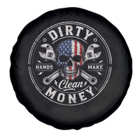 Mechanic Skeleton Spare Tire Cover My Hands May Be Dirty But My Money is Clean Auto Repair Garage
