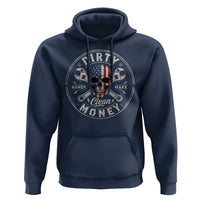 Mechanic Skeleton Hoodie My Hands May Be Dirty But My Money is Clean Auto Repair Garage