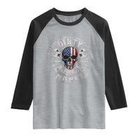 Mechanic Skeleton Raglan Shirt My Hands May Be Dirty But My Money is Clean Auto Repair Garage