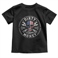 Mechanic Skeleton Toddler T Shirt My Hands May Be Dirty But My Money is Clean Auto Repair Garage