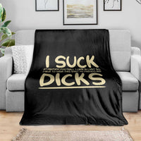 I Suck At Fantasy Football Throw Blanket Funny My Friends Are Draft Party Commish FFL - Wonder Print Shop