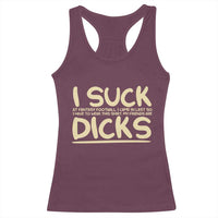 I Suck At Fantasy Football Racerback Tank Top Funny My Friends Are Draft Party Commish FFL - Wonder Print Shop