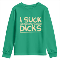 I Suck At Fantasy Football Youth Sweatshirt Funny My Friends Are Draft Party Commish FFL - Wonder Print Shop