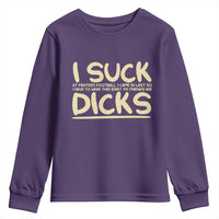 I Suck At Fantasy Football Youth Sweatshirt Funny My Friends Are Draft Party Commish FFL - Wonder Print Shop