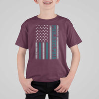 Philadelphia T Shirt For Kid Retro American Flag Philly Fan - Wonder Print Shop