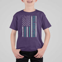 Philadelphia T Shirt For Kid Retro American Flag Philly Fan - Wonder Print Shop