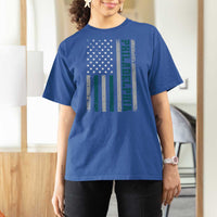 Philadelphia T Shirt For Women Retro American Flag Philly Fan - Wonder Print Shop