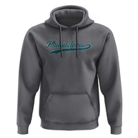 Philadelphia Hoodie Mascot Vintage Sports Name - Wonder Print Shop