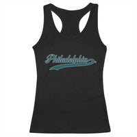 Philadelphia Racerback Tank Top Mascot Vintage Sports Name - Wonder Print Shop