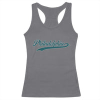 Philadelphia Racerback Tank Top Mascot Vintage Sports Name - Wonder Print Shop