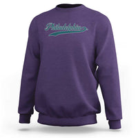 Philadelphia Sweatshirt Mascot Vintage Sports Name - Wonder Print Shop