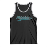 Philadelphia Tank Top Mascot Vintage Sports Name - Wonder Print Shop