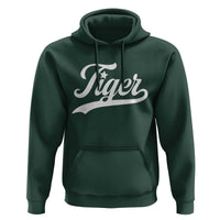 Retro Script Tigers Hoodie Vintage Sports Team Name - Wonder Print Shop