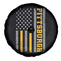 Pittsburgh Spare Tire Cover Retro Vintage USA Flag Patriotic American - Wonder Print Shop