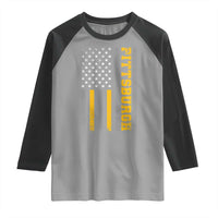 Pittsburgh Raglan Shirt Retro Vintage USA Flag Patriotic American - Wonder Print Shop