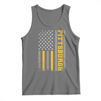 Pittsburgh Tank Top Retro Vintage USA Flag Patriotic American - Wonder Print Shop