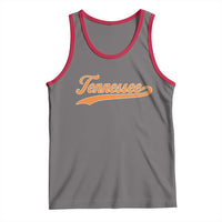 Vintage Tennessee Tank Top Classic TN Orange Print Retro Vintage - Wonder Print Shop