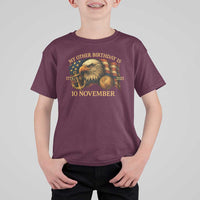 Veteran 250th Anniversary T Shirt For Kid My Other Birthday Is 10 November 1775 - Wonder Print Shop
