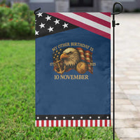 Veteran 250th Anniversary Garden Flag My Other Birthday Is 10 November 1775