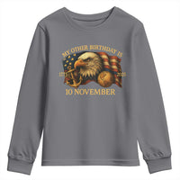 Veteran 250th Anniversary Youth Sweatshirt My Other Birthday Is 10 November 1775 - Wonder Print Shop