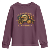 Veteran 250th Anniversary Youth Sweatshirt My Other Birthday Is 10 November 1775 - Wonder Print Shop