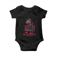 Marine Veteran 250th Anniversary Baby Onesie Retro Military Corps American Flag - Wonder Print Shop