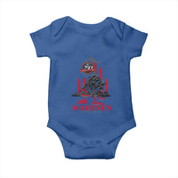 Marine Veteran 250th Anniversary Baby Onesie Retro Military Corps American Flag - Wonder Print Shop