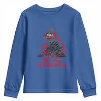 Marine Veteran 250th Anniversary Youth Sweatshirt Retro Military Corps American Flag - Wonder Print Shop
