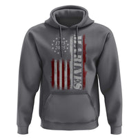 Marine 250th Anniversary Hoodie Retro Patriotic Military Veteran Gift American Flag - Wonder Print Shop