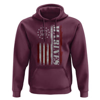 Marine 250th Anniversary Hoodie Retro Patriotic Military Veteran Gift American Flag - Wonder Print Shop