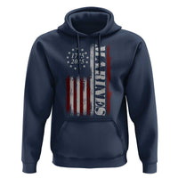 Marine 250th Anniversary Hoodie Retro Patriotic Military Veteran Gift American Flag - Wonder Print Shop