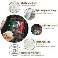 Italian Christmas Donkey Throw Blanket Jing a Di Jing Dominick the Ugly Christmas - Wonder Print Shop