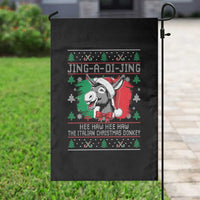 Italian Christmas Donkey Garden Flag Jing a Di Jing Dominick the Ugly Christmas - Wonder Print Shop