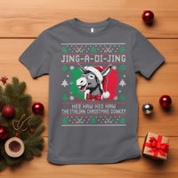 Italian Christmas Donkey T Shirt Jing a Di Jing Dominick the Ugly Christmas - Wonder Print Shop