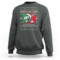 Italian Christmas Donkey Sweatshirt Jing a Di Jing Dominick the Ugly Christmas - Wonder Print Shop