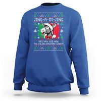Italian Christmas Donkey Sweatshirt Jing a Di Jing Dominick the Ugly Christmas - Wonder Print Shop