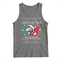 Italian Christmas Donkey Tank Top Jing a Di Jing Dominick the Ugly Christmas - Wonder Print Shop