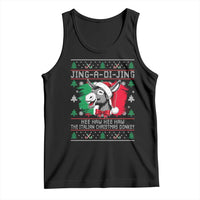 Italian Christmas Donkey Tank Top Jing a Di Jing Dominick the Ugly Christmas - Wonder Print Shop