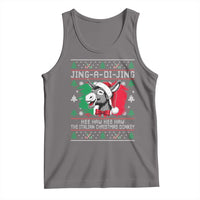 Italian Christmas Donkey Tank Top Jing a Di Jing Dominick the Ugly Christmas - Wonder Print Shop