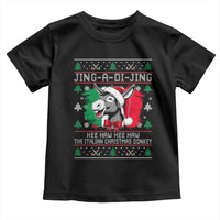 Italian Christmas Donkey Toddler T Shirt Jing a Di Jing Dominick the Ugly Christmas - Wonder Print Shop
