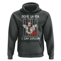 Funny Christmas Goose Hoodie Dear Santa I Can Explain Xmas Meme - Wonder Print Shop
