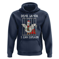 Funny Christmas Goose Hoodie Dear Santa I Can Explain Xmas Meme - Wonder Print Shop